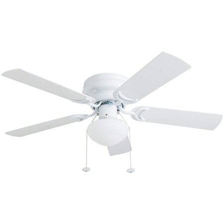 Prominence Home Alvina, 42 in. Ceiling Fan with Light, White 80092-40